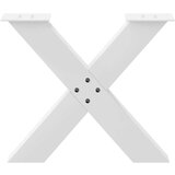  Noge za stolić u obliku slova X 2 kom bijele 60x(42-43) cm | shoptok.hr