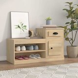 Ormarić za cipele boja hrasta 100x42x60 cm konstruirano drvo | shoptok.hr
