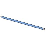 Gura Nosilni valj majhne valjčne proge, Ø 20 mm, širina proge 500 mm, dolžina osi 522 mm | Shoptok.si