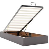  Otomanski okvir kreveta bez madraca sivi 90x200 cm umjetne kože | shoptok.hr