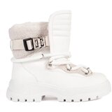 SEASTAR White women's snow boots with fur on a thick sole | shoptok.hr