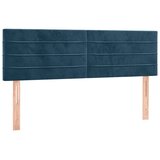  Krevet s oprugama i madracem tamnoplavi 140x200 cm baršunasti | shoptok.hr