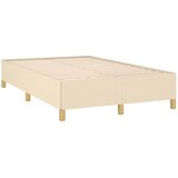 Okvir kreveta bez madraca krem 120x190 cm od tkanine | shoptok.hr
