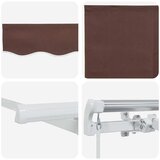  Skrovita tenda Smeđa 300 x 200 cm tkanina | shoptok.hr