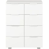  Komoda visoki sjaj bijela 60 x 35 x 80 cm od konstruiranog drva | shoptok.hr