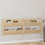  Zidni ormarići za cipele 2 kom boja hrasta 80x18x60 cm drveni | shoptok.hr