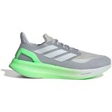 Adidas Tekaški čevelj 'Pureboost 5' siva / svetlo siva / neonsko zelena | Shoptok.si