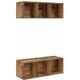  Set TV komoda Zidne 2 pcs Staro drvo 37 x 37 x 107 cm | Eponuda.com