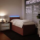 Box spring krevet s madracem ružičasti 90x190 cm baršunasti | shoptok.hr