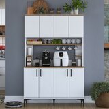 Hanah home Komoda s ladicama JE176 3398, 120x184.2x40 cm, Bijela Cijene