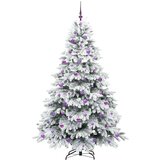 vidaXL Umjetno božićno drvce s stalakom Zelena 210 cm PE i PVC | shoptok.hr