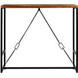 Barska miza iz trdnega predelanega lesa 120x60x106 cm | Shoptok.si