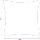  Presvlaka za jastuk 2 pcs HEERLEN Svjetlosiva 35 x 35 cm | shoptok.hr