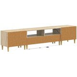  5-dijelni LED TV ormarić Hrast sonoma Konstruirano drvo | shoptok.hr