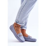 Boto marka niezdefiniowana Women's Classic Suede Loafers Blue Corinell | shoptok.hr