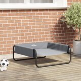 vidaXL dvignjena postelja za pse svetlo siva M Oxford tkanina in jeklo | Shoptok.si