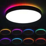 HOREVO pametna LED stropna svetilka iz naravnega bukovega lesa - 30 cm | Shoptok.si