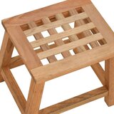  Pomoćni stolac 29 x 22,5 x 25,5 cm od masivnog drva oraha | Eponuda.com