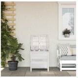 vidaXL Kutija za pohranu bijela 50x49x56 5 cm masivna jelovina | shoptok.hr