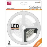 komplet led trak 12v 4.8w 60led 4000k ip20 2m + napajalnik