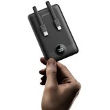 Veger powerbank 10000 mAh s ugrađenim kabelima Type C / Lightning PD QC3.0 2A 22.5W C11 (W1170) crni | shoptok.hr