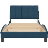  Okvir za krevet bez madraca Hanko plavi 100x200 cm baršunasti | Eponuda.com
