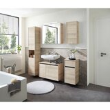 XORA Visok/zidni kupaonski ormarić u dekoru bora u prirodnoj boji 146x67 cm Quickset 393 – | shoptok.hr