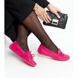 Gemre Dark pink moccasins with a bow Hayam | Shoptok.si