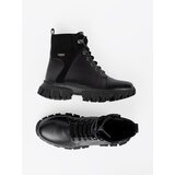 Sergio Leone Black ankle boots with chunky sole and zipper | Shoptok.si