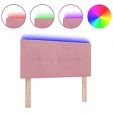  LED Headboard Z gumbi Roza 100 cm Žamet, (22052187) | Shoptok.si