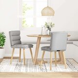  Blagovaonske stolice od tkanine 2 kom oblačnosive | shoptok.hr