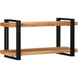  Zidna polica 90x33x45 cm puno drvo bagrem | shoptok.hr