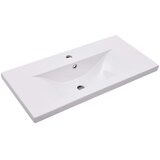 Maison Chic Vgradni Umivalnik - Kopalna umivalnik - Lavabo 81x39,5x18,5 cm keramičen bel, (21684815) | Shoptok.si