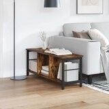 vidaXL Polica Dimljeni hrast 102 x 32 x 40,5 cm Konstruirano drvo | shoptok.hr