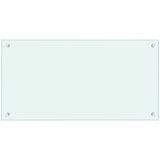  Kuhinjska zaštita od prskanja mliječna 80 x 40 cm kaljeno staklo | shoptok.hr
