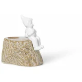 Kähler Design Božični svečnik iz porcelana in keramike, dolžina 9 cm