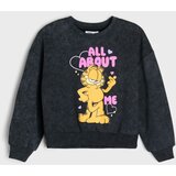 Sinsay Crewneck duks s efektom pranja i printom Garfield | shoptok.hr