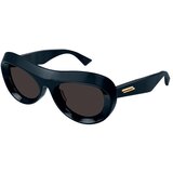 Bottega Veneta BV1284S 001 ONE SIZE (54) Modra/Siva Cene