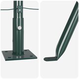  Stup za ogradu 52 pcs Siva 3,2 x 3,2 x 110 cm | shoptok.hr