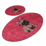 Pink Set od 2 kupaonska tepiha Šarene | Eponuda.ba