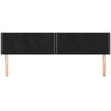  Uzglavlja crna 160x5x78/88 cm baršunasta | Eponuda.com