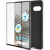 Avizar google pixel 7 popolna zašcita, mat crna silikonska torbica 9H kaljeno steklo crn obris, (20639805) | Shoptok.si