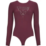 Guess Bodiji LS CN LOGO BODY Bordo