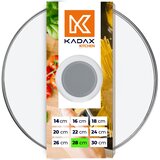 KADAX stekleni pokrov 28 cm univerzalni toplotno odporen pokrov za lonce in ponev, (5000551561) | Shoptok.si