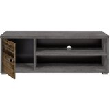 XORA nizka omarica rjava, siva | Shoptok.si
