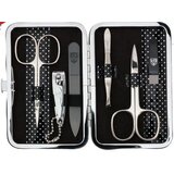 Kellermann set za manikuro 7260 mc n, črno-bel pikčast etui Cene