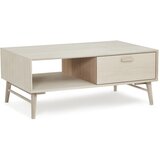 Furnhouse Mizica z mizno ploščo v hrastovem dekorju v naravni barvi 75x120 cm Porto – | Shoptok.si