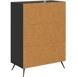  Predalna omara Črna 66 x 34,5 x 90 cm Inženirski les, (5000232387) | Shoptok.si