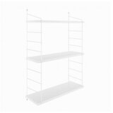 Hanah home armoni 3'lu shiny white zidna polica | Eponuda.com