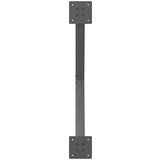 vidaXL noge za jedilno mizo x-oblika 2 kosa antracit 80x(72-73) cm | Shoptok.si